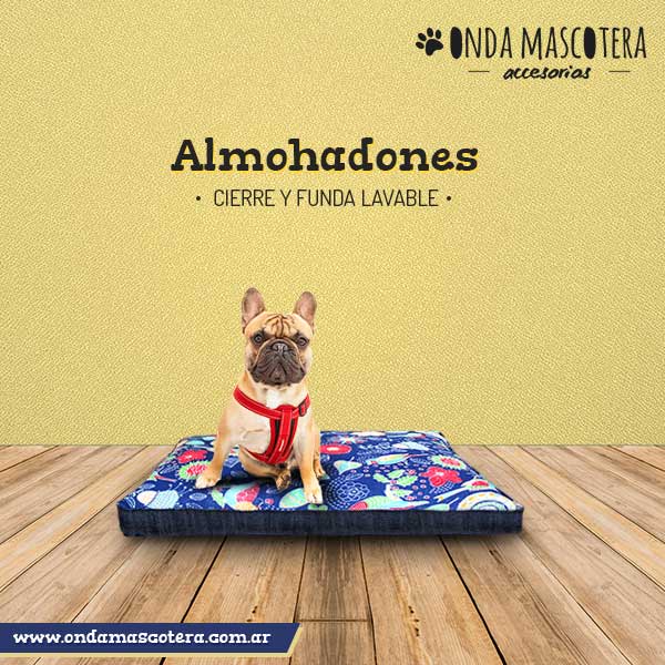 almohadon french bulddog con mandalas lavable