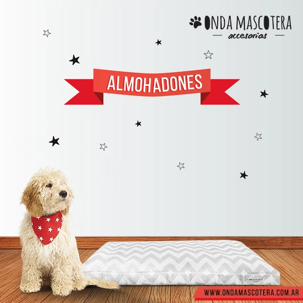 Cama para perros y mascotas todas las razas grandes reversible y multifunción onda mascotera