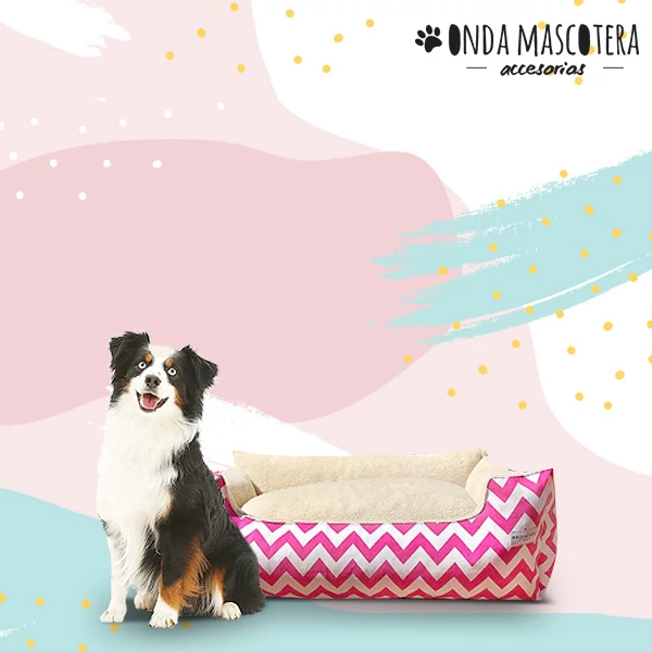 Cama para perros y mascotas razas grandes premium reversible y multifunción onda mascotera
