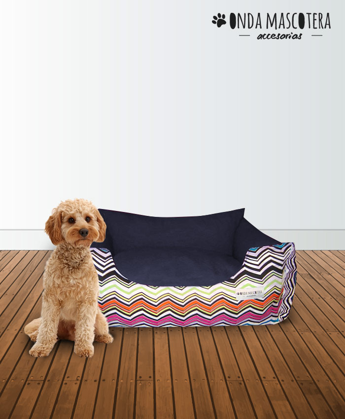 camita con huesitos para perros caniche toy